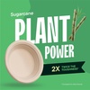 image:image100 Compostable Deep Dish Plates  9 Inch 125Pack Heavy Duty Brown9 Deep Dish