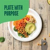 image:image100 Compostable Disposable Paper Plates 125Pack  PFASFree  10 Inch Heavy Duty EcoFriendly Biodegradable Bagasse Dinner Plates  Natural Brown 10 Plate by Stack Man BPI Certified