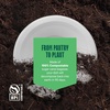 image:image100 Compostable Paper Bowls 12 oz 1000 Count HeavyDuty Soup Bowls  Natural White Color Unbleached Bagasse Bowls  EcoFriendly Disposable Biodegradable Sugarcane  Bulk Case 8 x 125 Pack7 inch Bowl 12 oz  1000 Pack