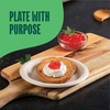 image:image100 Compostable Paper Plates 7 Inch 1000 Count HeavyDuty Dessert Plates  Natural Brown Color Unbleached Bagasse  EcoFriendly Disposable Biodegradable Sugarcane Plates  Bulk Case 8125 Pack7 Round  1000 Pack