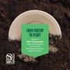 image:image100 Compostable Paper Plates 7 Inch 1000 Count HeavyDuty Dessert Plates  Natural Brown Color Unbleached Bagasse  EcoFriendly Disposable Biodegradable Sugarcane Plates  Bulk Case 8125 Pack1000 Count Pack of 1