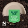 image:image100 Compostable Paper Plates 7 Inch 1000 Count HeavyDuty Dessert Plates  Natural Brown Color Unbleached Bagasse  EcoFriendly Disposable Biodegradable Sugarcane Plates  Bulk Case 8125 Pack10 Round  500Case