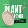 image:imageStack Man 100 Compostable Deep Dish Plates  10 Inch 125Pack Heavy Duty125 Count Pack of 1