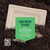 image:imageStack Man 100 Compostable Oval Paper Plates 50Pack Heavy Duty 10 Inch EcoFriendly Biodegradable Bagasse Dinner Platters  Natural Brown 10 Oval Plates PFASFree BPI Certified6 Square