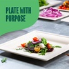 image:imageStack Man 100 Compostable Oval Paper Plates 50Pack Heavy Duty 10 Inch EcoFriendly Biodegradable Bagasse Dinner Platters  Natural Brown 10 Oval Plates PFASFree BPI Certified10 Square