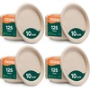 image:imageStack Man 100 Compostable Deep Dish Plates  10 Inch 125Pack Heavy Duty125 Count Pack of 4