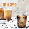 image:imageStack Man 100 Pack  20 oz Clear Disposable Plastic Cups PET Crystal Clear Disposable 20oz Plastic Cups16 Ounces