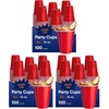 image:imageRed Cups  Party Cups  Disposable Plastic Cups 16 oz  100 Pack Fun amp Durable Party Cups for Drinking amp Playing  Bulk Case of 100 Cups By Stack Man100 Count Pack of 3